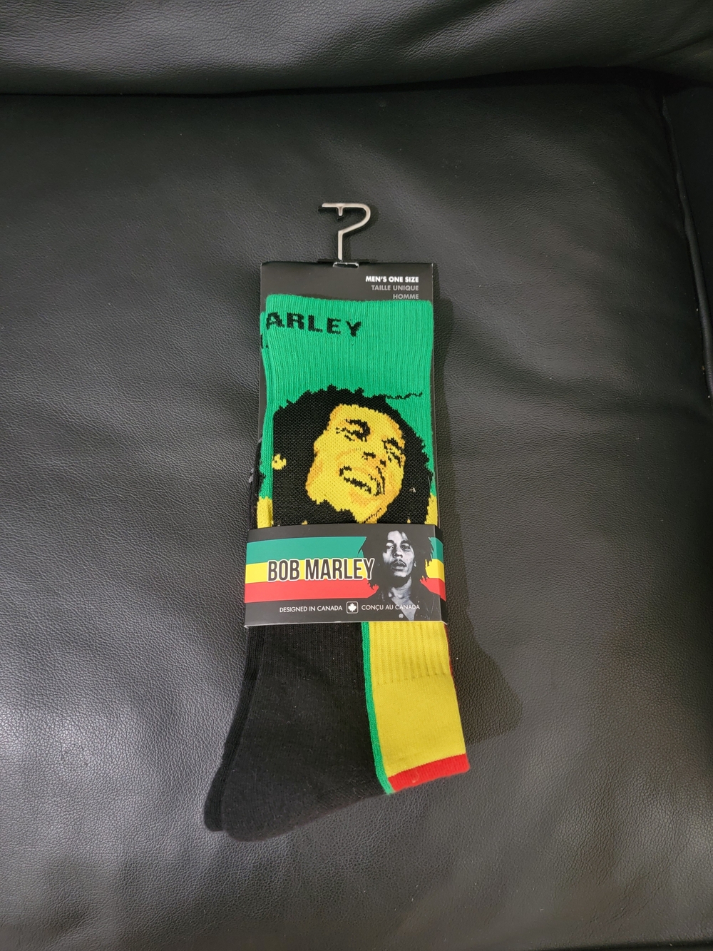 Bob Marley Crew Socks - Green, Yellow, Black, Red